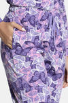 Zivame 2 Mile Fashion Knit Cotton Pyjama Set - Aster Purple — thumbnail 6